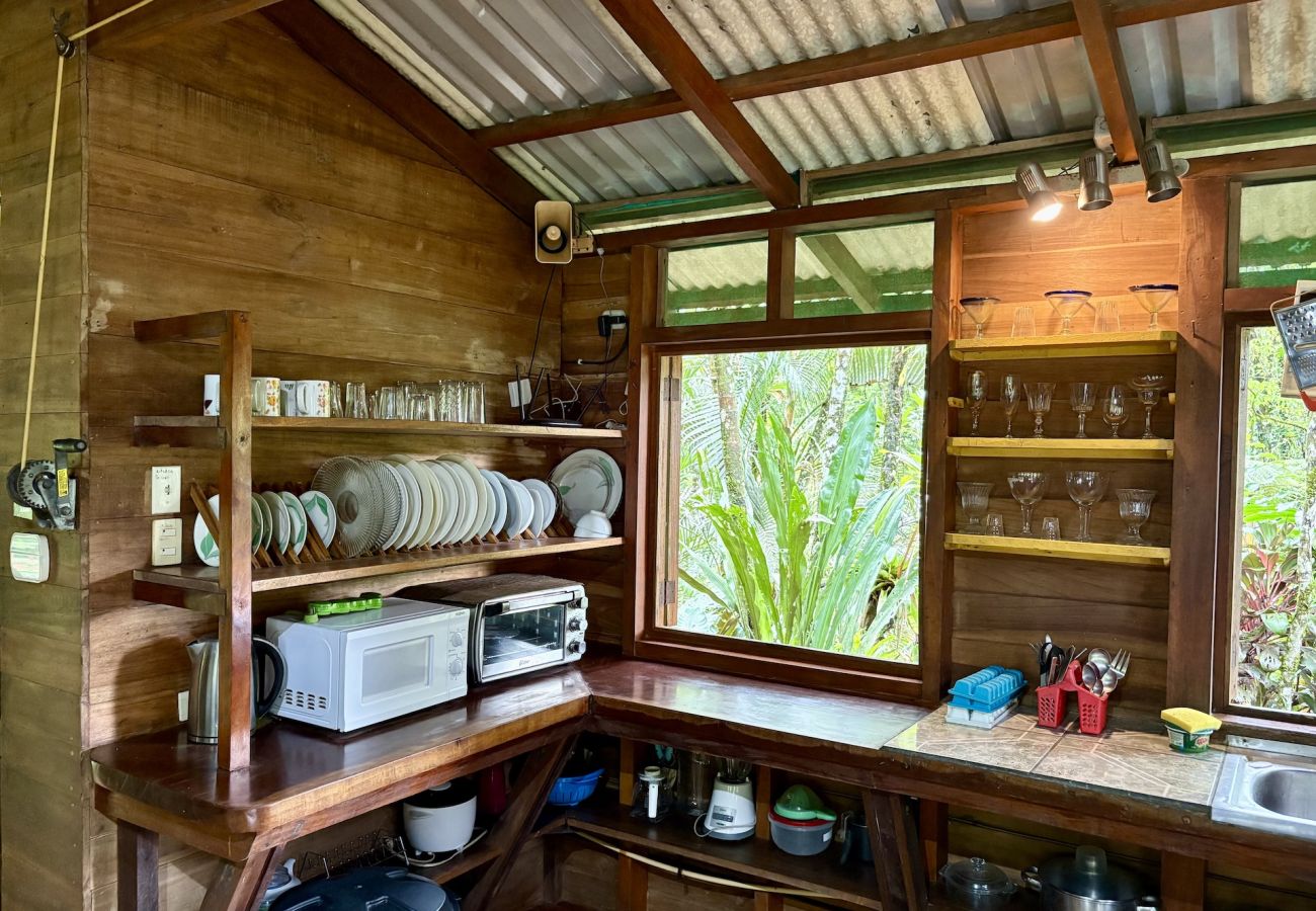 Bungalow en Manzanillo - Ranitas Casonita y Tranquila - Jungle Houses for nature lovers sleeps 8 