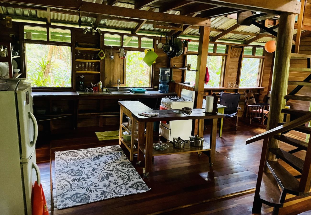 Bungalow en Manzanillo - Ranitas Casonita y Tranquila - Jungle Houses for nature lovers sleeps 8 